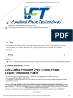 Calculating Pressure Drop Across Sharp-Edged Perforated Plates - AFT Blog