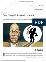 Dave Chappelle For Gender Realism