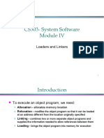 CS303-System Software: Loaders and Linkers