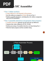 Two Pass SIC Assembler