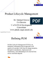 Product Lifecycle Management: Dr. Michael Grieves Co-Director U of M PLM Development Consortium WWW - Plmdc.engin - Umich.edu