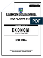 Soal Ekonomi P - 2 Usbn