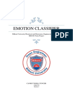 Project Report Emotion Classifier