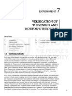 Verification of Thevenin S and Norton S Theorems: Experiment