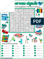 Classroom Objects 1 Sexto