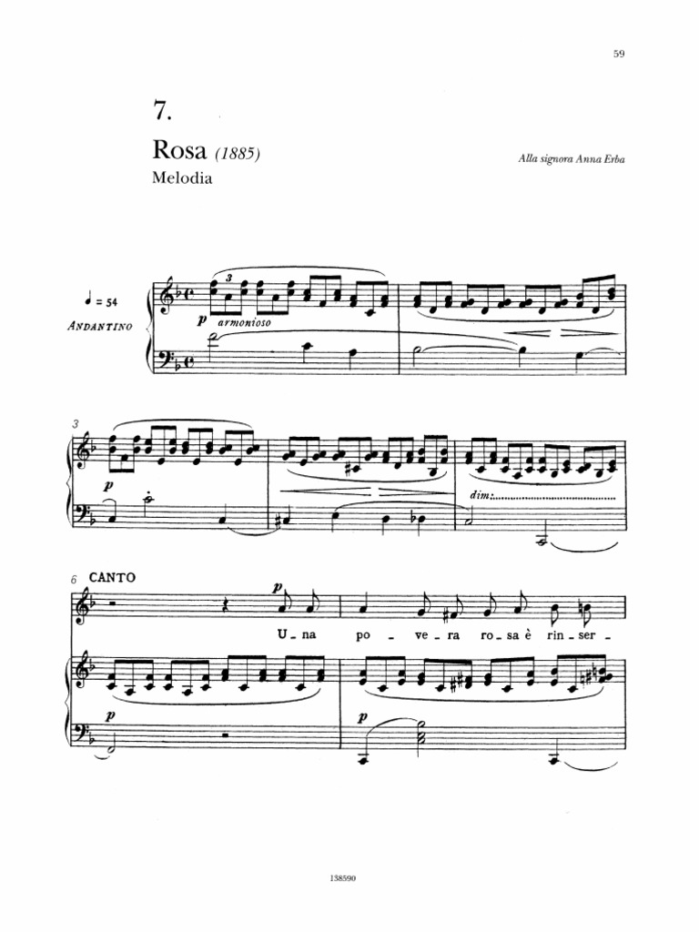 Tosti Rosa | PDF