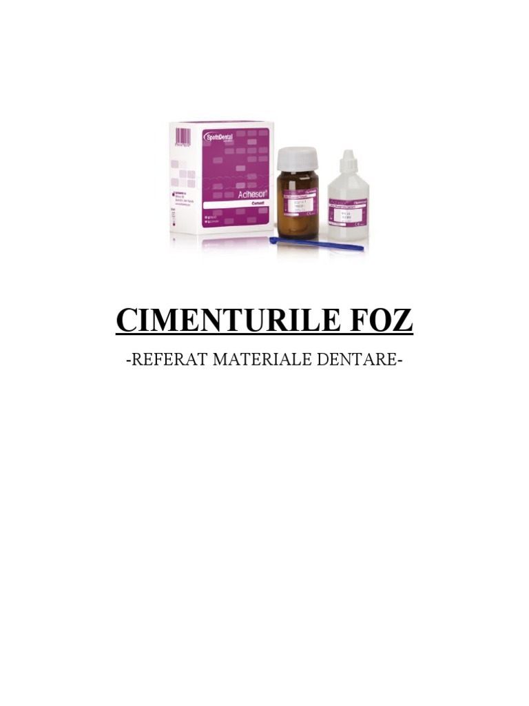 Cimenturi Foz | PDF