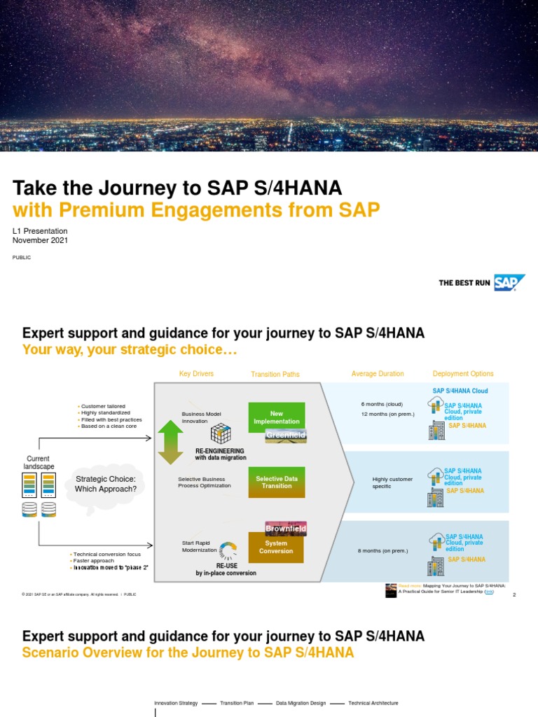 Take The Journey To SAP S4HANA L1 PE Business Scenario 20211115 | PDF ...