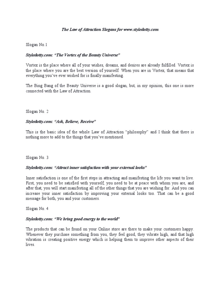 Slogans | PDF