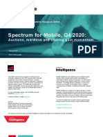 Spectrum For Mobile, Q4 2020:: Auctions, Mmwave and Sharing Gain Momentum