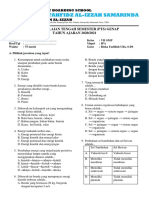 Soal PTS Ipa 7