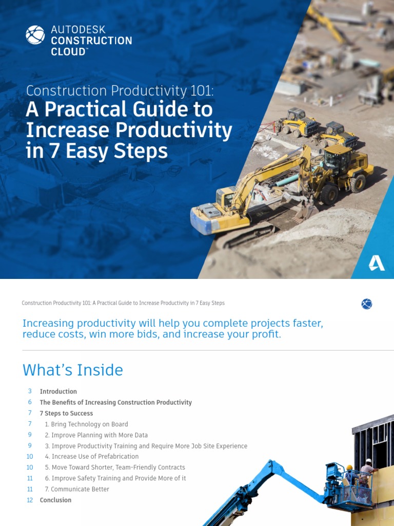 Construction Productivity 10 Pdf Risk Building Information Modeling