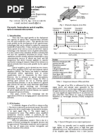 Semiconductor Optical Amplifiers and Their Applications