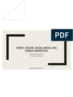 Direct, Online, Social Media, and Mobile Marketing: Principles of Marketing DR - Puntarika Rawikul