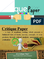 Visuals Critique Paper