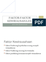 Faktor-Faktor Kewirausahaan