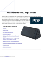 Welcome To The Oontz Angle 3 Guide: Table of Contents: Version 2.0