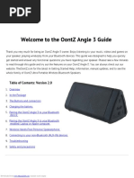 Welcome To The Oontz Angle 3 Guide: Table of Contents: Version 2.0