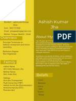 Ashish Kumar Jha: About Myself
