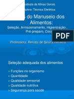 Etapas Do Manuseio Dos Alimentos