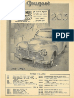 Peugeot 203 - Modèle 1948 À 1956 - Fevrier1959