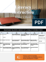 Literacy Instruction: Region V (Bicol)