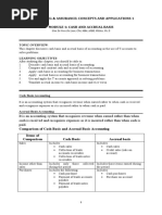 Module 2 Cash and Accrual Basis