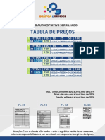 Tabela de Preço P3 Atualizada