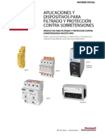 Aplicaciones Y Dispositivos para Filtrado Y Protección Contra Sobretensiones