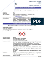 06 - Ficha Datos de Seguridad Alcohol Isopropilico PQ 06