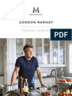 Gordon Ramsay Teaches Cooking Masterclass Workbook