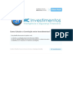 HC Investimentos - Como Calcular A Correlação Entre Investimentos