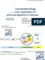 Pharmacoepidemiology Method For PV Vietnam Taiwan