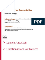 AutoCAD Lecture 4 Annotation & Hatching