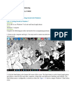 Laboratory Exercise Set 1 (Getting Started With Windows) Lab 1.1 Getting Started in Windows 7