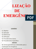 SINALIZAÇÃO  DE EMERGÊNCIA BOMBEIRO CIVIL
