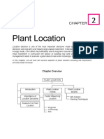 Plant Location Factors and Models