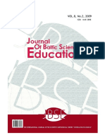 Journal of Baltic Science Education, Vol. 8, No. 2, 2009