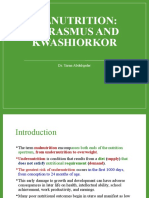 Marasmus and Kwashiokor - Dr. Yaran