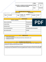 Acta de Reunion Informe de Gestion Trime