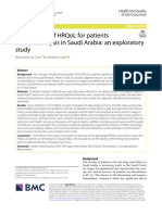 The Concept of Hrqol For Patients On Hemodialysis in Saudi Arabia: An Exploratory Study