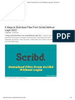 5 Ways To Download Files From Scribd Without Login 2022 - Technadvice