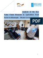 Analysis of The Key, Value Chain Elements in Agriculture Food, Sector in Khanaqin - Diyala Governorate - Apr-2021 - Mercy Hands