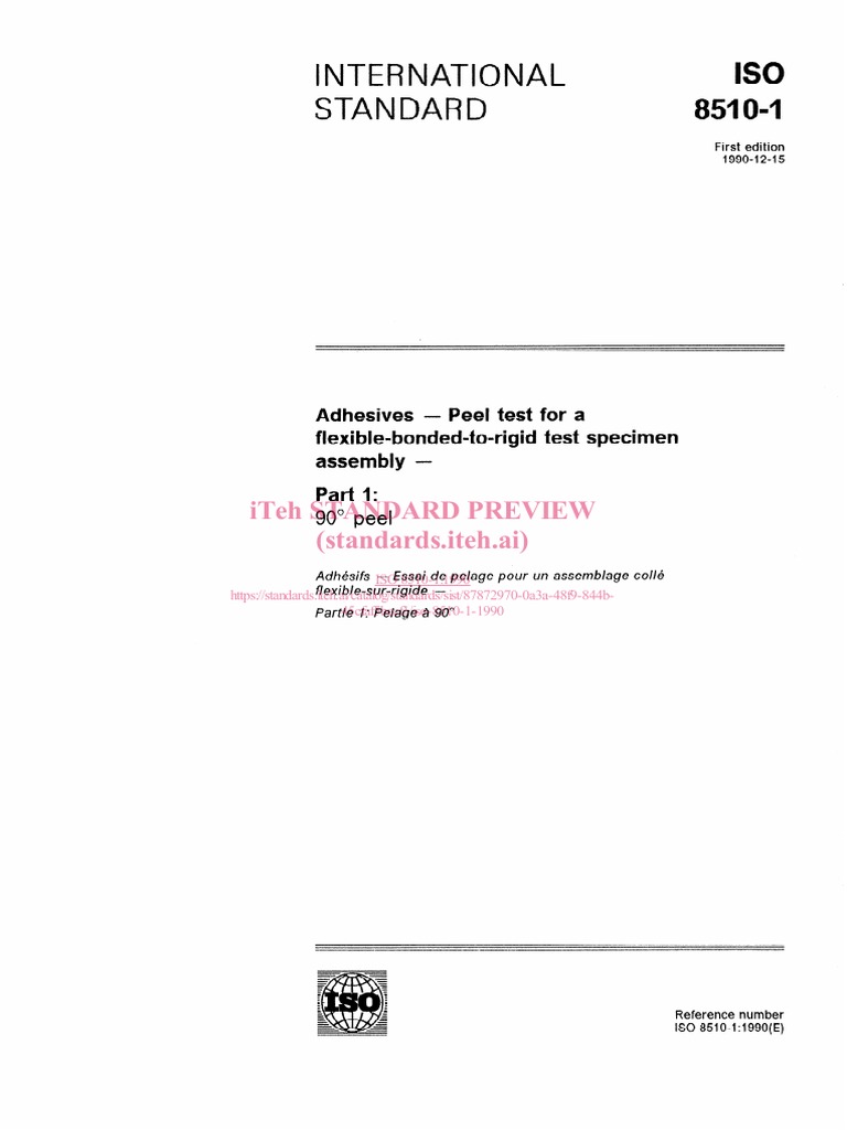 Iso 8510 1 1990 | PDF | International Organization For Standardization ...