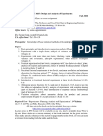 ISYE 6413: Design and Analysis of Experiments Fall, 2020: Jeffwu@isye - Gatech.edu