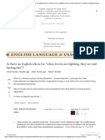 Phrase Requests - Is There An English Idiom For - When Lovers Are Fighting, They Are Just Having Fun - English Language & Usage Stack Exchange