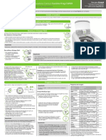 Guia rápido para lavadora Consul Facilite 11 kg