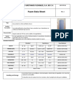 GUF-FTP-01 Rev.1 Foam Data Sheet 17 RF