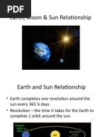 Earth Moon Sun Relationship