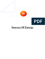Sources of Energy: Testprep International